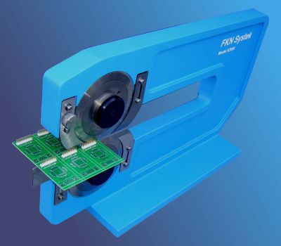 K1000 Manually Operated Circular on Circular blade depanelizer cuts PCBs up to 12.5" long.